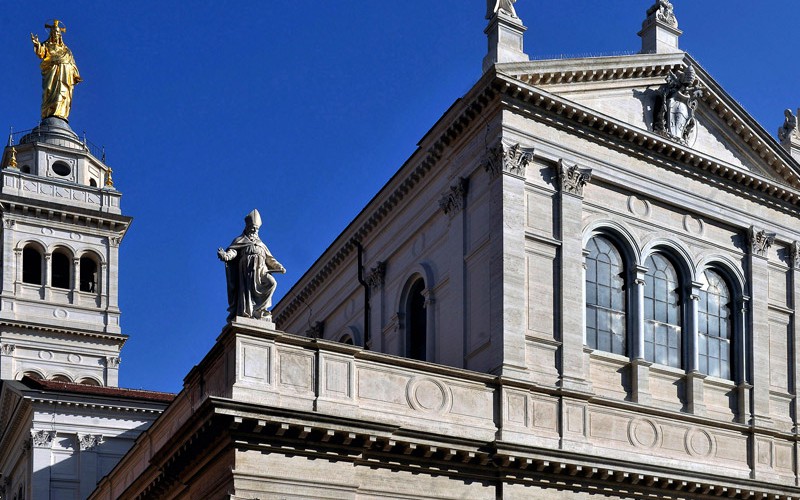 restauro risanamento conservativo Basilica Sacro Cuore Roma