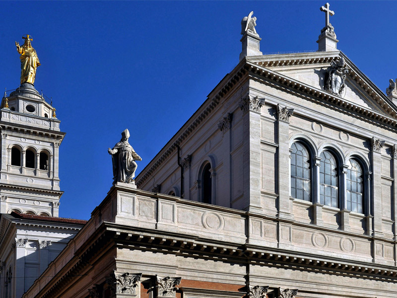 restauro risanamento conservativo Basilica Sacro Cuore Roma