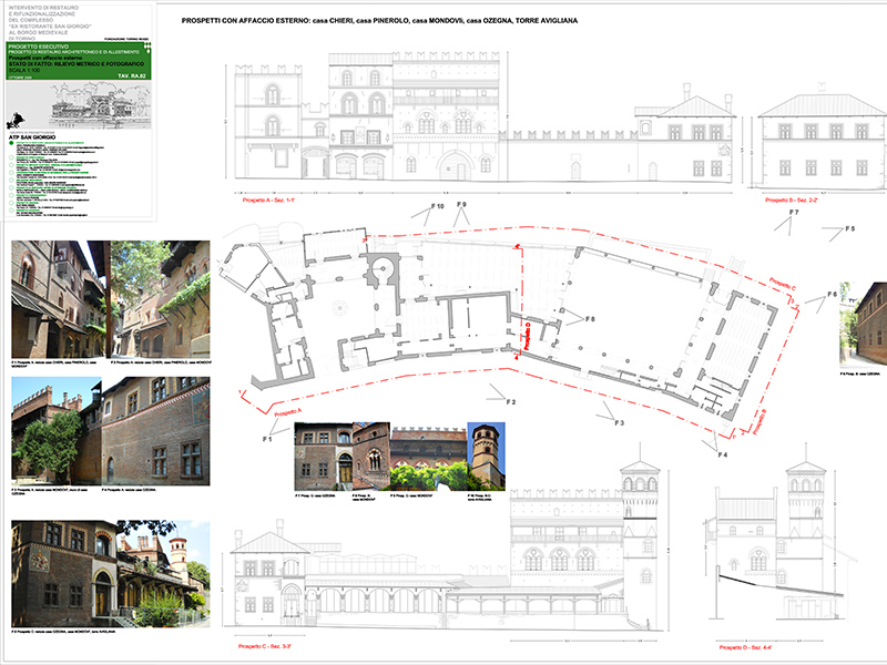 Intervento di restauro e funzionalizzazione borgo Medievale di Torino